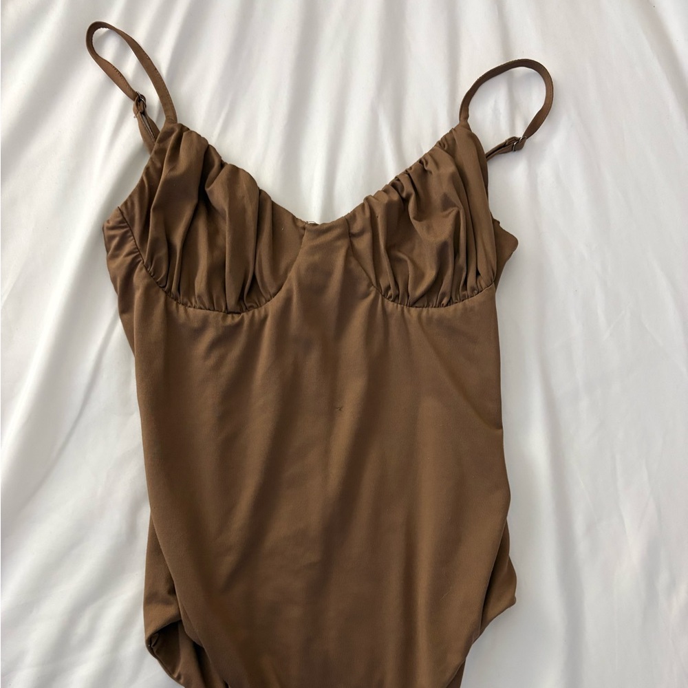 Princess Polly Brown Bodysuit